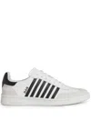 Dsquared2 White Leather Boxer Sneakers In White