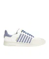 Dsquared2 Low Top Sneakers With Contrasting Branded Heel In White