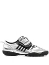 Dsquared2 Boxer Soccer Sneakers In Silver
