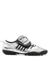 Dsquared2 Boxer Soccer Sneakers In Silver
