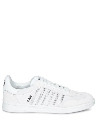 Dsquared2 Boxer Strass White Sneakers