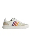 Dsquared2 New Jersey Lace-up Low Top Sneakers In White