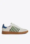 Dsquared2 Multicolor Canvas Boxer Sneakers In White