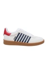 Dsquared2 Man Sneakers Off White Size 8 Calfskin In White