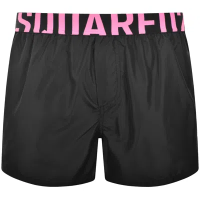 Dsquared2 Boxer Swim Shorts Black