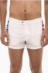 Dsquared2 Boxer Swimsuit With Logoed Contrasting Bands