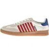 Dsquared2 Dsquared White Leather Boxer Sneakers In White