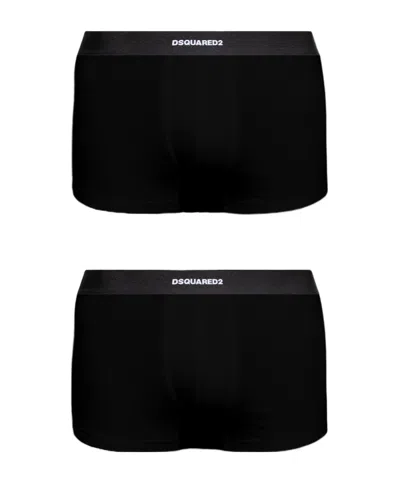 Dsquared2 Boxer Underwear Two-piece In Black
