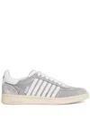 Dsquared2 Boxer Velvet Low-top Sneakers In Grey