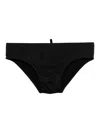 Dsquared2 Rocco Logo-print Swim Trunks In Negro