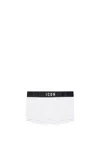 Dsquared2 Boys Logo Boxer Shorts In White