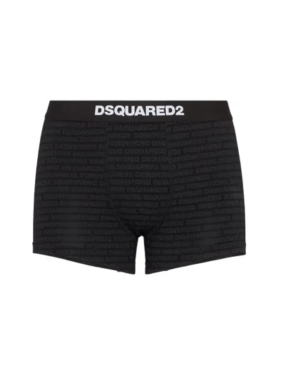 Dsquared2 Boxers With Logo In Black