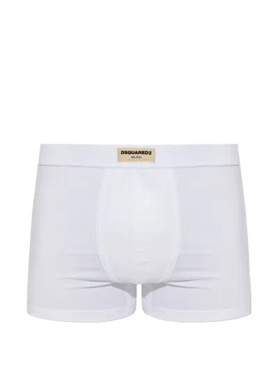 Dsquared2 Boxers With Logo In White