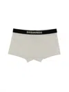 Dsquared2 Dsquared Men Boxers With Logo In White