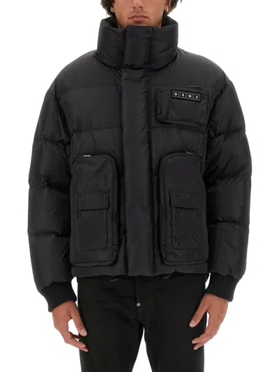 DSQUARED2 DSQUARED2 BOXY BLACK DOWN JACKET