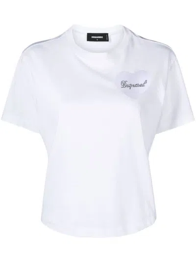 DSQUARED2 DSQUARED2 BOXY-FIT COTTON T-SHIRT