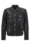 Dsquared2 'boxy Denim Jacket With Distressing'
