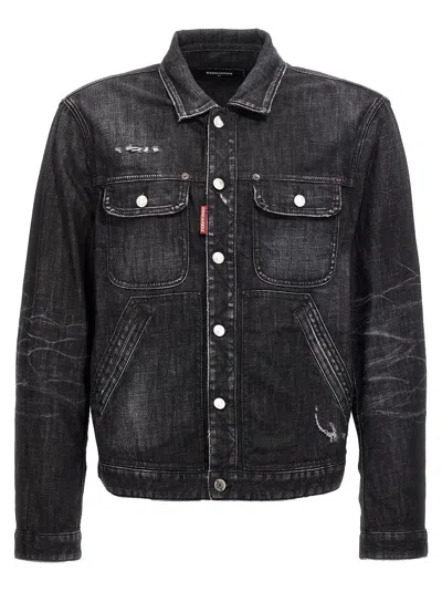 DSQUARED2 BOXY JEAN JACKET