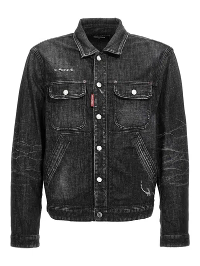 DSQUARED2 BOXY JEAN JACKET