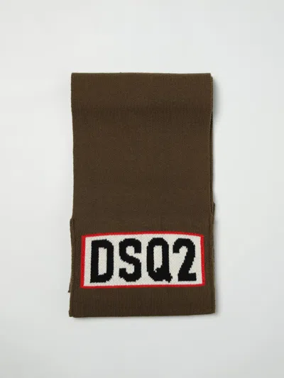 Dsquared2 Boy's Scarf  Kids Color Olive In Burgundy
