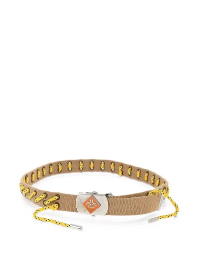 Dsquared2 Boy Scout Cord-detail Belt In Neutral