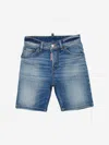 Dsquared2 Commando Denim Shorts In Blue
