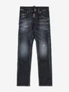 Dsquared2 Boys Cool Guy Jeans In Black