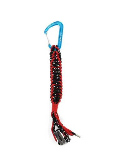 Dsquared2 Braided Carabiner Keyring In Multi
