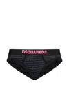 Dsquared2 Branded Briefs In Gray