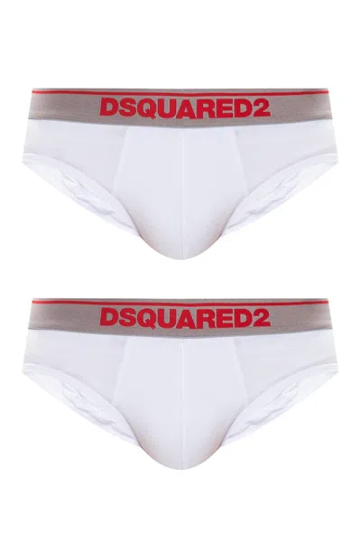 DSQUARED2 DSQUARED2 BRANDED BRIEFS TWO-PACK