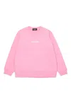 Dsquared2 Branded Cotton Sweatshirt In Pink