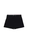 Dsquared2 Branded Elastic Boxer Shorts In Black