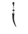 Dsquared2 Brass Earring In Black