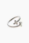 Dsquared2 Brass Jesus Ring In Metallic