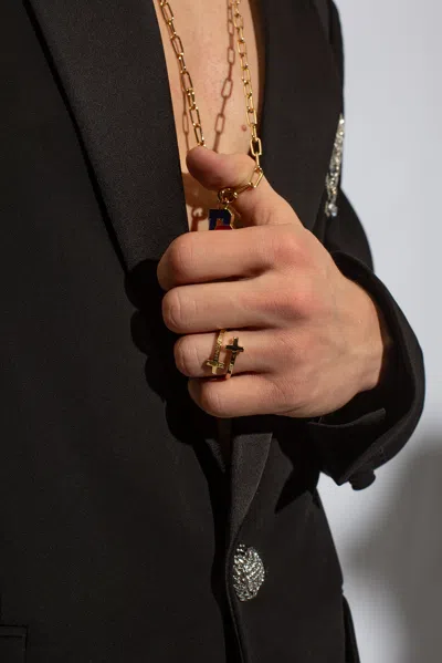 Dsquared2 Brass Ring In Gold
