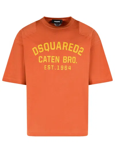 DSQUARED2 DSQUARED2 BRICK COTTON T-SHIRT MEN