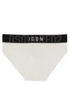 Dsquared2 Logo-print Waistband Briefs In White