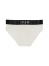 Dsquared2 Logo-print Waistband Briefs In White