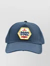 Dsquared2 Brimmed Hats With Curved Brim In Blue