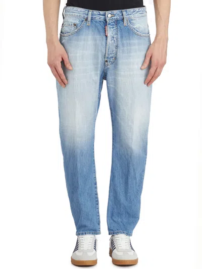 Dsquared2 Bro Denim Pants In Blue