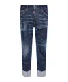 Dsquared2 Men's Dsquared Logo-patch Cotton Jeans In Blue