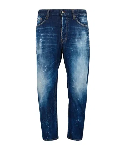 Dsquared2 Bro Jeans 5 Pocket In Blue