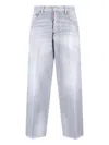 Dsquared2 Straight Fit Trousers Distressed Finish