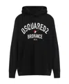 Dsquared2 Bromance-print Logo Hoodie In Black