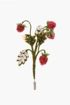 Dsquared2 Brooch With Floral Design Embellished With Rhinestones And B Grösse Uni