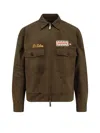Dsquared2 Embroidered Patch Zip-up Jacket