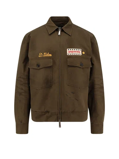 DSQUARED2 DSQUARED2 BROS COTTON PADDED JACKET