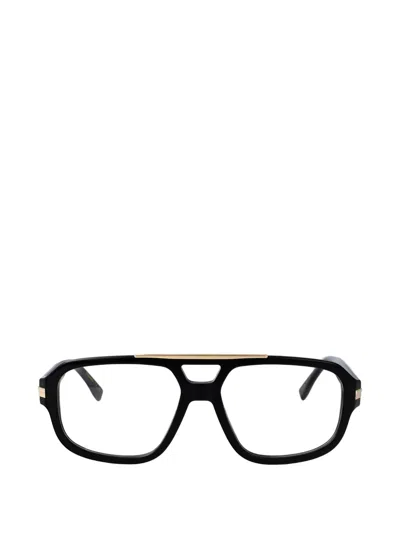 Dsquared2 Browline Bar Glasses In Black