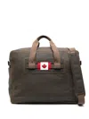 Dsquared2 Canadian Flag Holdall Bag In Brown
