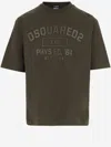Dsquared2 Phys Ed T-shirt In Dark Green Cotton In Green